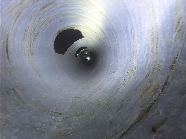 Ducting before cleaning