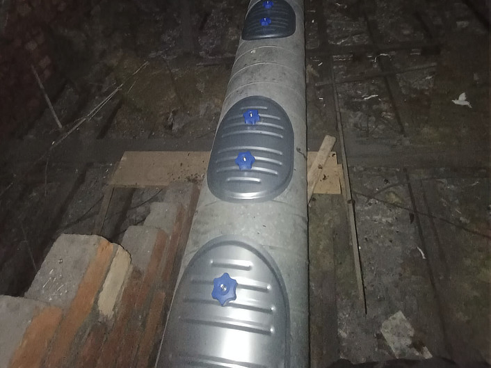 Ducting after cleaning